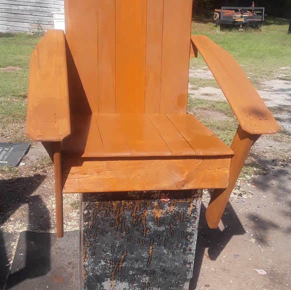 I have 2 Adirondack chairs ready I have stained th - Picture 2 of 2